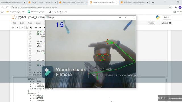 Pose Estimation Realtime using CPU | Computer Vision | OpenCV Python смотреть онлайн