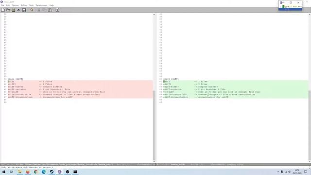 Exploring Emacs: Use/Set up ediff for comparing files for windows смотреть онлайн
