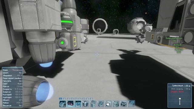 Space Engineers - Понятные гайды - Инструменты, блоки брони, строительство рудокопа №6 смотреть онлайн