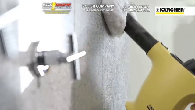 Czyszczenie parownicą KARCHER Steam Cleaner SC1 смотреть онлайн