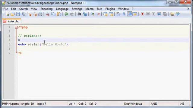 PHP fundamentals: Basic String Functions смотреть онлайн