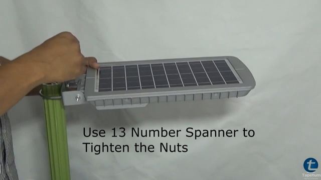 Installation of Solar Street Light 10 Watt TTSSL10W _ Tapetum India Solar смотреть онлайн