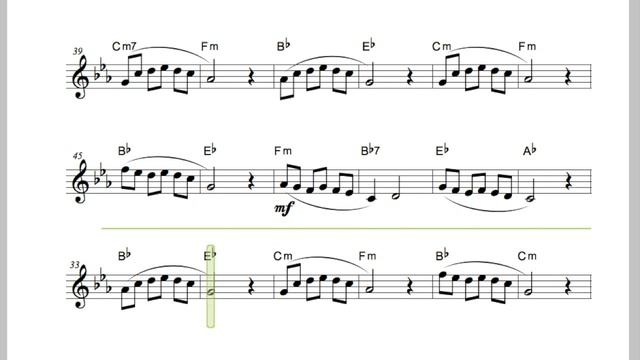 Mia and Sebastian theme - Justin Hurwitz - Bb Trumpet (No.22) смотреть онлайн