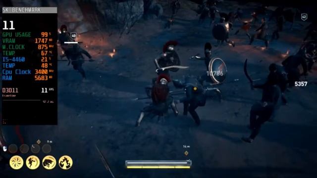Assassin's Creed Odyssey | GT 630 2GB | i5 4460 | 16GB RAM | Benchmark смотреть онлайн