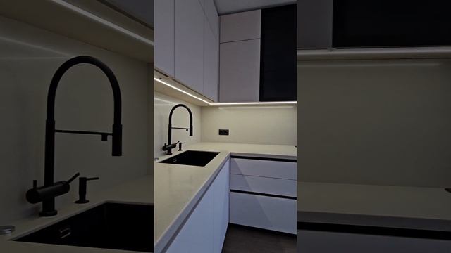 Подсветка рабочей зоны - показали как работает?#кухни #липецк #мебель