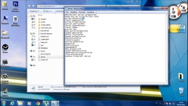 MINECRAFT: Come creare un server bukkit 1.6.1 смотреть онлайн
