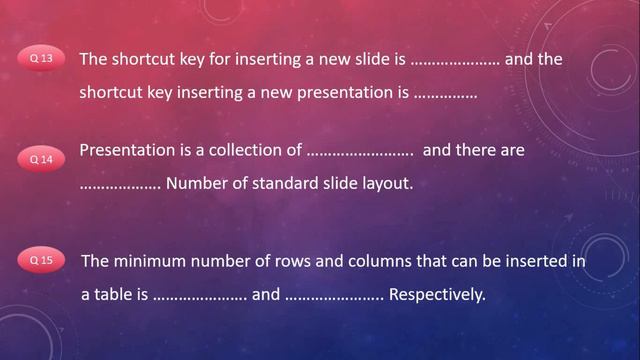 PowerPoint Fill in the blanks - Session 2 смотреть онлайн