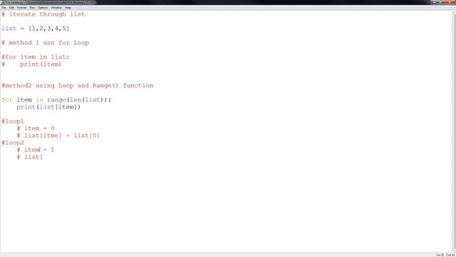 Iterate through lists - 4 Ways -Python beginner tutorial смотреть онлайн