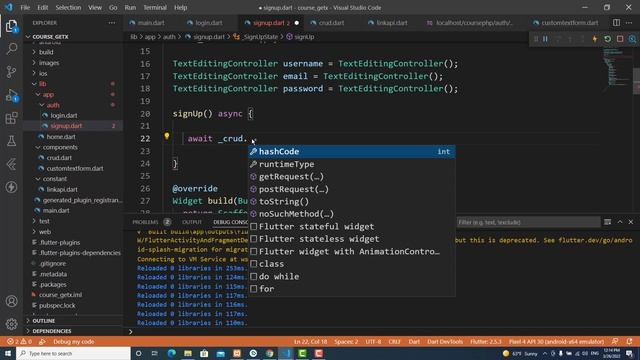 18 - SignUp ( Api With Http ) смотреть онлайн