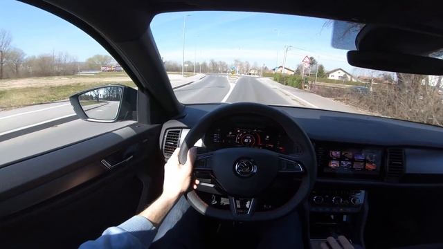 Škoda Kodiaq RS 2019 SUV POV Test Drive In 4K | 0 - 100 In 7 Sec!