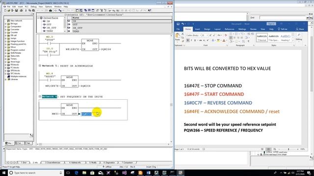 Communication with Micromaster and Siemens PLC via Profibus DP (Quick Step) смотреть онлайн