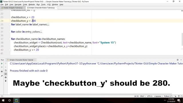 Python 3 Character Maker with Tkinter 1 смотреть онлайн