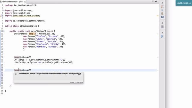 Java 8 Lambda Basics 24 - More About Streams смотреть онлайн