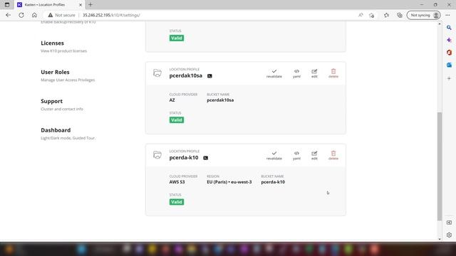 Kasten K10 - Full Automated Export Policies With Ansible