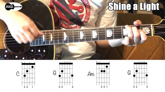 Shine a Light The Rolling Stones Guitar Chords смотреть онлайн