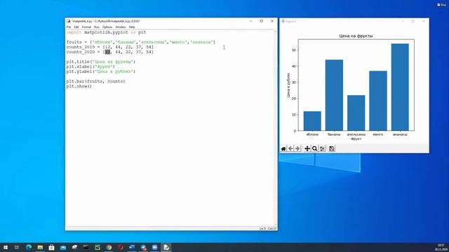 Мастер-класс по работе с Python-библиотекой matplotlib смотреть онлайн