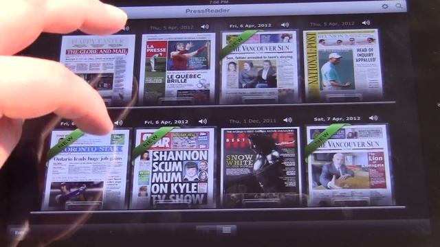 PressReader for iPad 3 Retina Display - A Review смотреть онлайн
