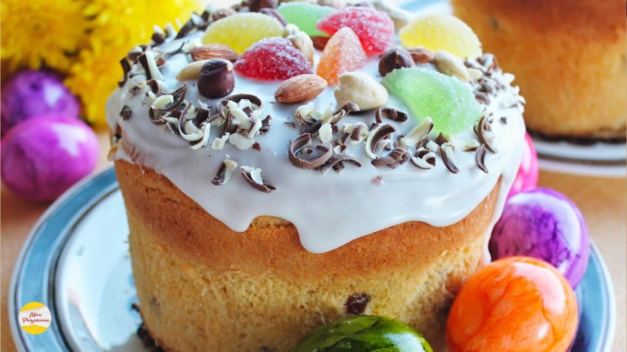 ПАСХАЛЬНЫЙ КУЛИЧ! Лучший Рецепт! Сладкий, влажный и воздушный кулич. смотреть онлайн