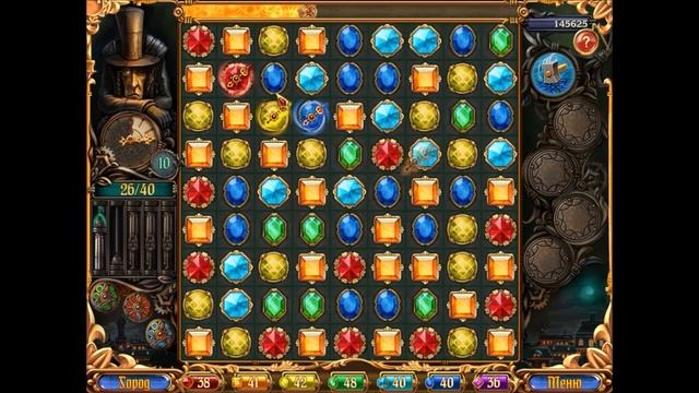 Загадка Старого Часовщика - лучшие игры 3 в ряд на компьютер, геймплей смотреть онлайн