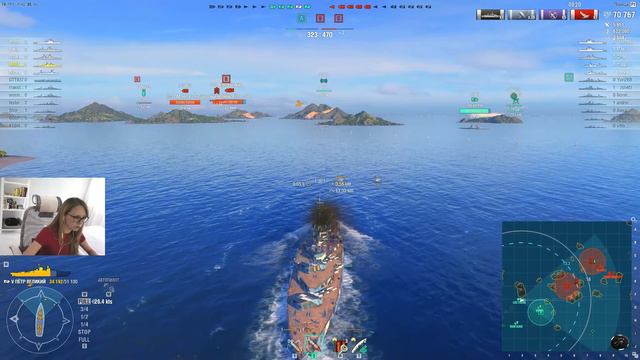 World of Warships : Что смогла. смотреть онлайн