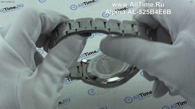Обзор. Мужские наручные часы Alpina AL-525B4E6B смотреть онлайн
