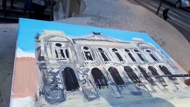 Painting in Paris 8 /Grand Opéra de Paris / Contemporary art смотреть онлайн