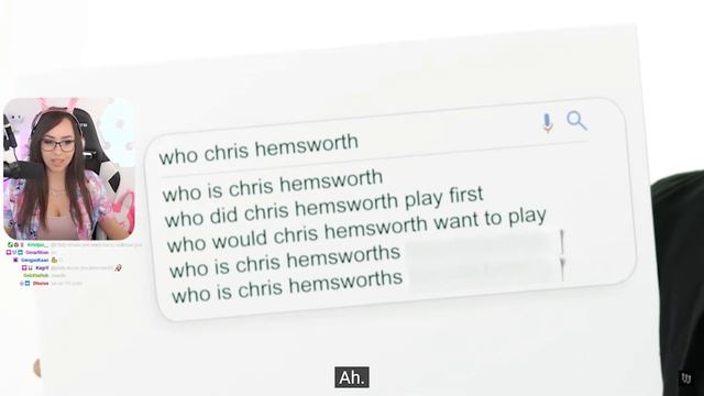 Chris Hemsworth Checks Google Terms ? REACTION !!! смотреть онлайн