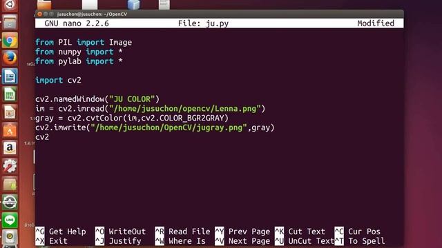 OpenCV Gray Image by Python On Ubuntu смотреть онлайн