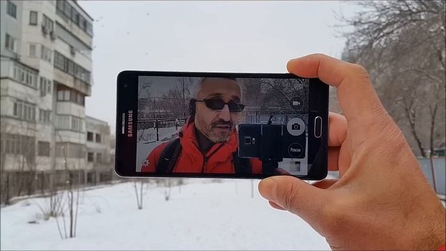 Тест камеры в режиме selfie - Samsung Galaxy A7 смотреть онлайн
