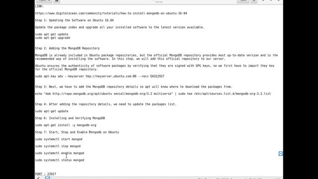 Work Done by Kshitij Pant for ME Thesis on MongoDB Installation - Part4 смотреть онлайн