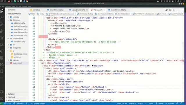 Video 10 CRUD API FETCH PHP MYSQL Crear instrucción PHP para Actualizar el registro seleccionado смотреть онлайн