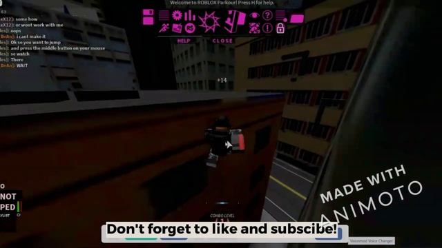 How to long jump in Roblox Parkour! смотреть онлайн