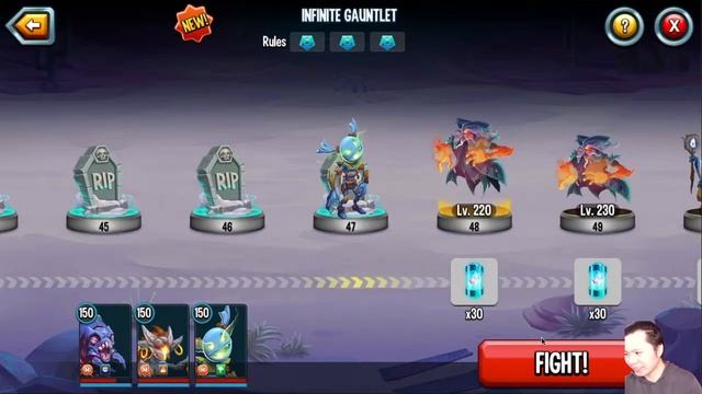 21 OCT | LIVE INFINITE GAUNTLET | 480 Cosmic Stardust | Node Info 41-56 | Monster Legends Speedrun смотреть онлайн
