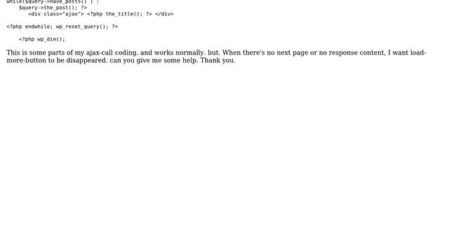 Wordpress: about load more ajax смотреть онлайн