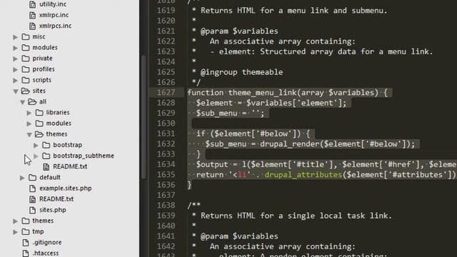 Drupal Bootstrap - 35 - BONUS: Disable Dropdown Support For Sidebar Menu смотреть онлайн