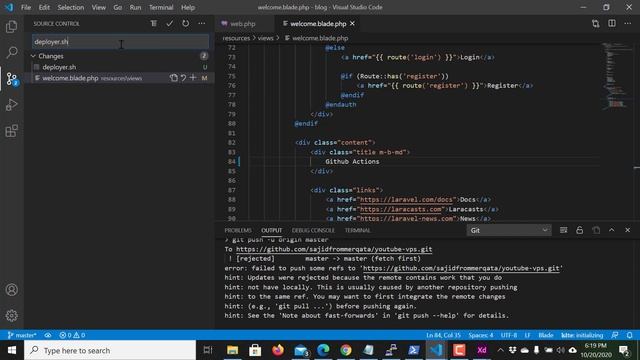 Deploy Laravel to VPS by using GitHub Actions | Laravel Auto Deployment | 100% Working смотреть онлайн