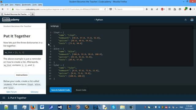 Python codecademy lesson #24: You're the teacher! (part 1/2) смотреть онлайн
