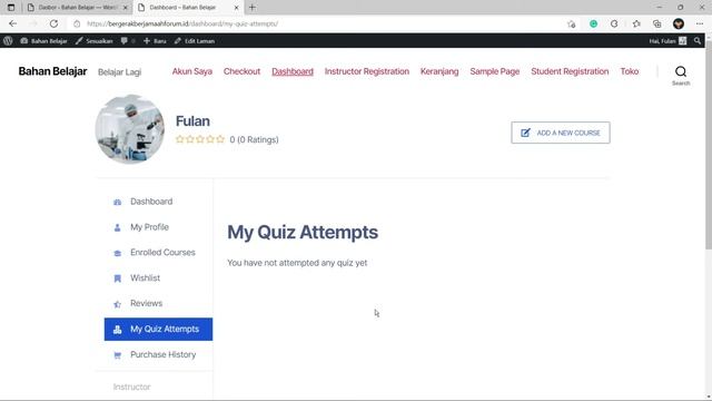 6. Tutorial Tutor LMS - Mengenal Dashboard Tutor LMS смотреть онлайн