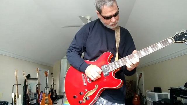 Cherry Anastasia. AS73 Semi Hollowbody. смотреть онлайн