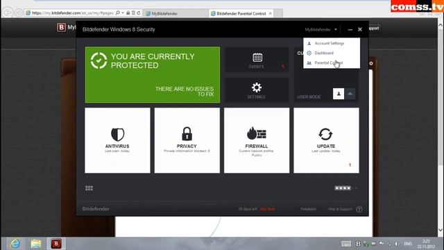 Обзор и тест Bitdefender Windows 8 Security смотреть онлайн
