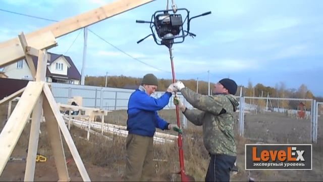 Высокие сваи фундамента ТИСЭ с металлическим ростверком смотреть онлайн