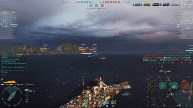 World of Warships -- Tier-IX-Battleship "Friedrich der Große", Bismarck's big Sister with 420mm Gun смотреть онлайн