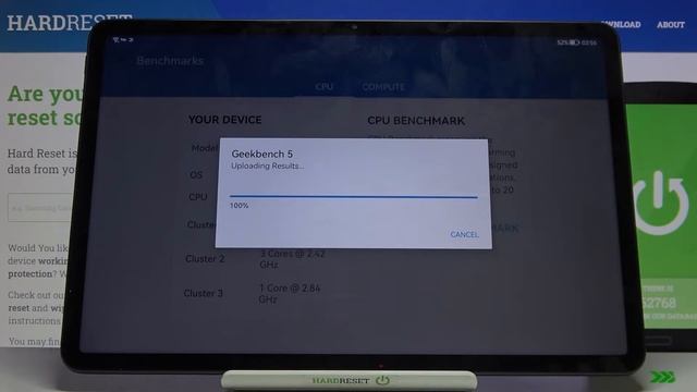 Geekbench Benchmark Huawei MatePad 11 - Snapdragon 865 Score смотреть онлайн