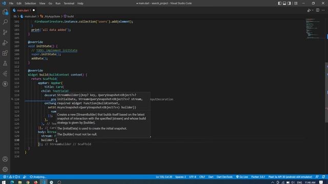 Flutter Firebase Search Query And List View - Social Media Search смотреть онлайн