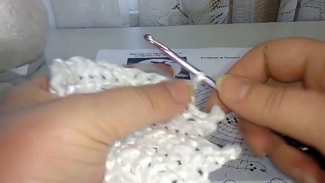 Коврик в туалет (из пакетов). Мастер класс. смотреть онлайн
