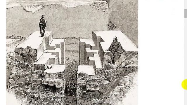 Иллюстрации руин цивилизации Инков из книги 1877 года. смотреть онлайн