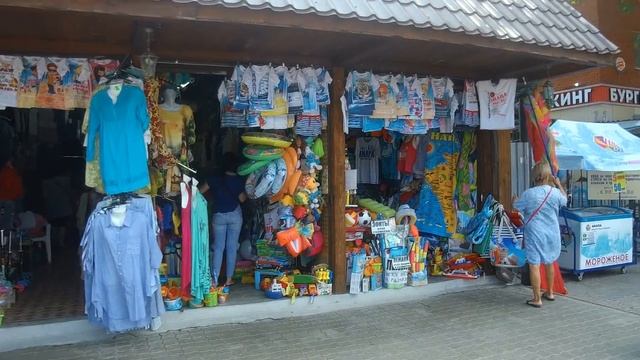 АНАПА 12.07.2018 ДОРОГА С МОРЯ ДО КРЫМСКОЙ - МНОГО СТОЛОВЫХ, КАФЕ. смотреть онлайн