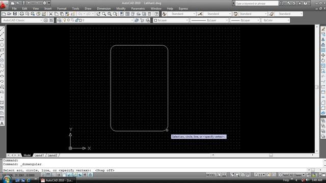 Tutorial Autocad 2010 Part 6, Membuat Rectangle смотреть онлайн