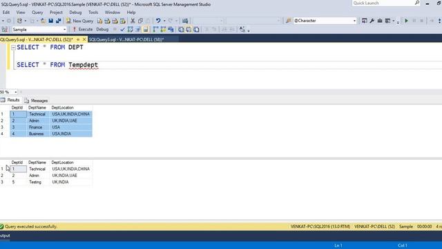 Intersect in Sql Server | sql intersect examples | sql tutorials смотреть онлайн
