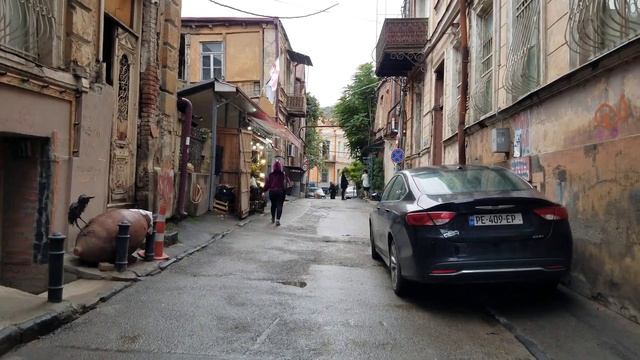 16.10.2022 Tbilisi. улица Куфтина. улица Абесадзе. Старый Тбилиси смотреть онлайн